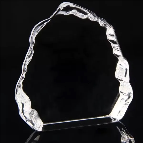 Engraved Crystal Iceberg Award 3