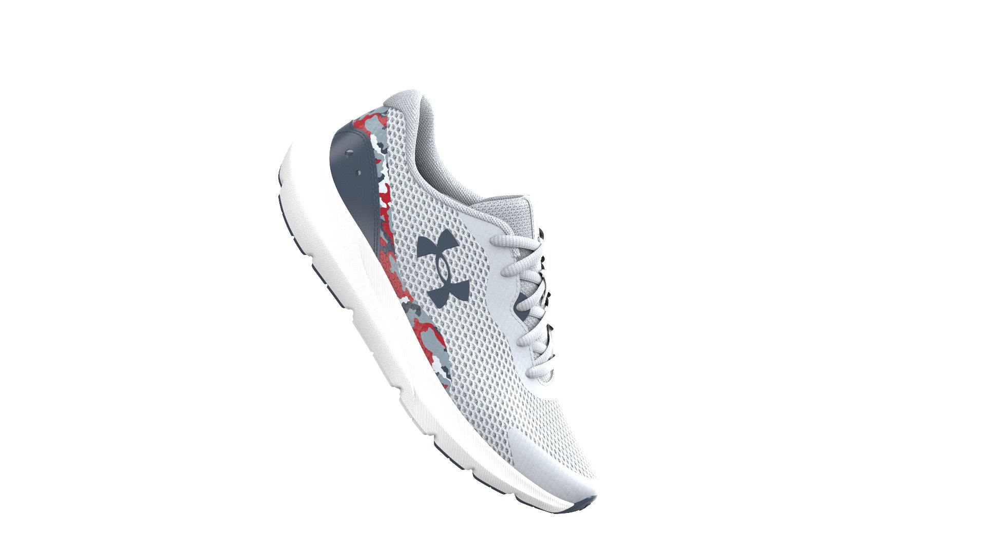 Boys' Grade School UA Surge 3 Printed Running Shoes  4