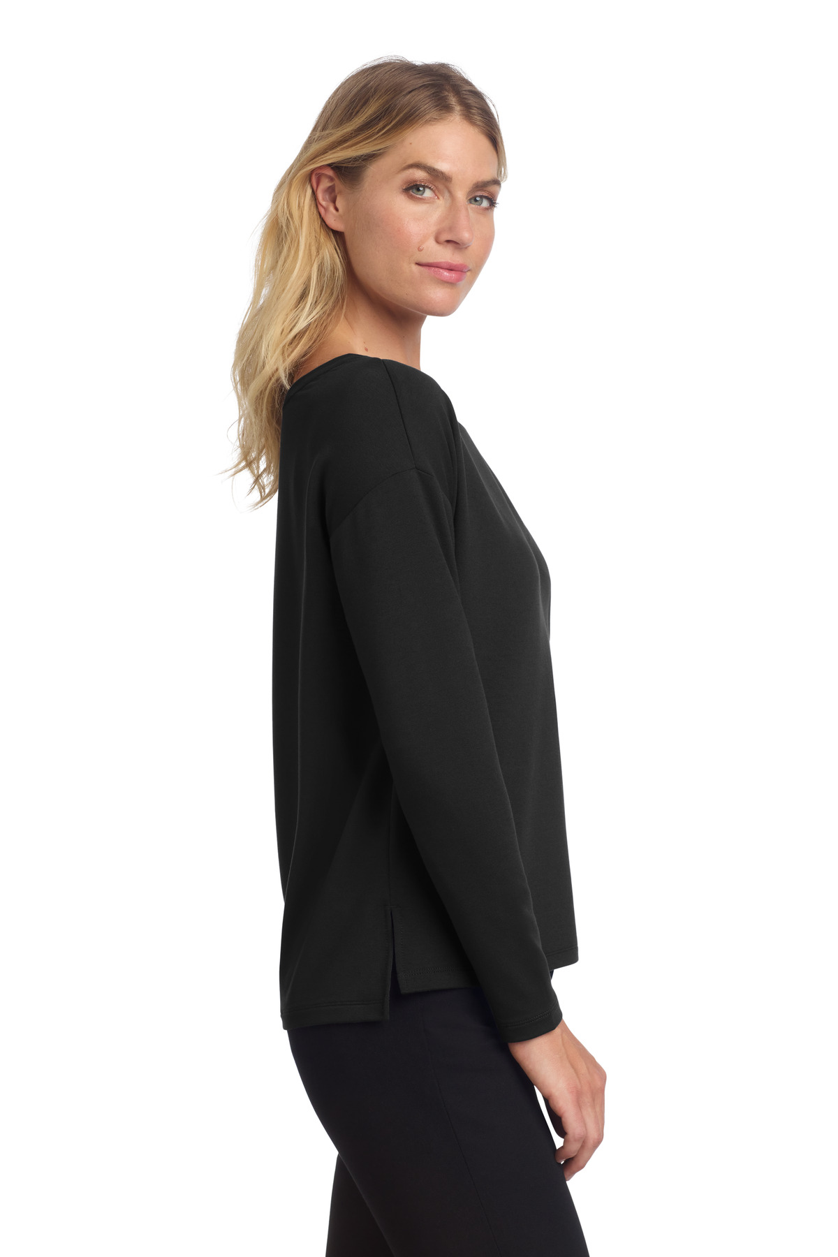 Mercer+Mettle Women's Stretch Drop Shoulder Pullover MM3013 6