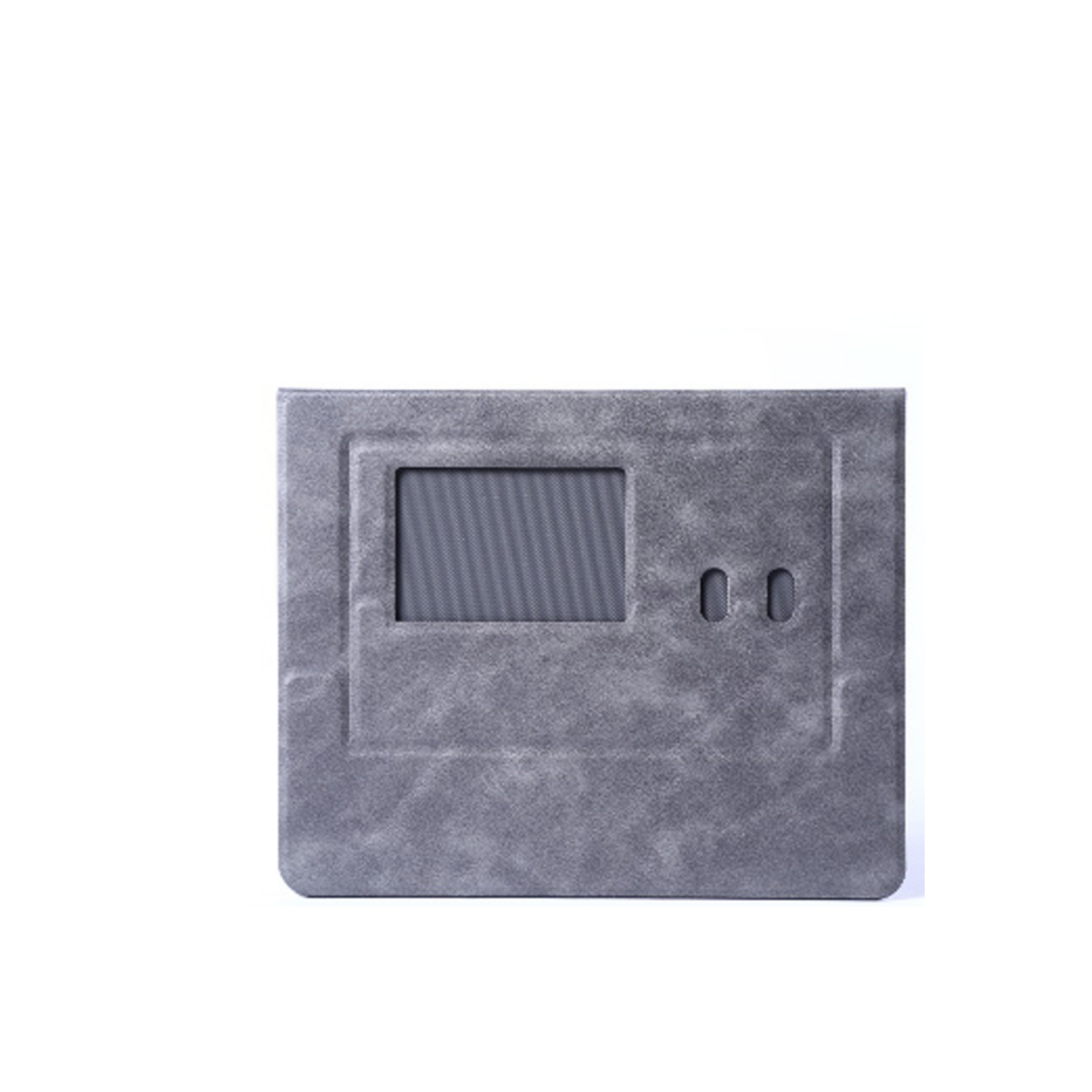 PU Leather Laptop Mouse Pad with Phone & Pen Holder 2