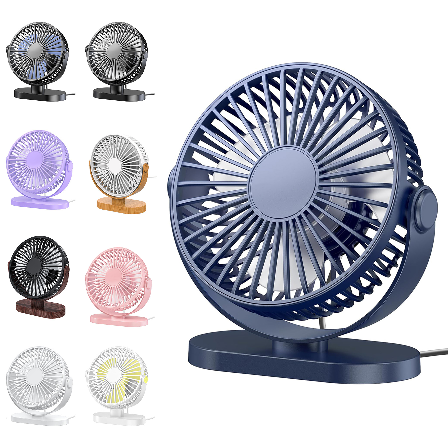 USB Desk Small Quiet Fan 7