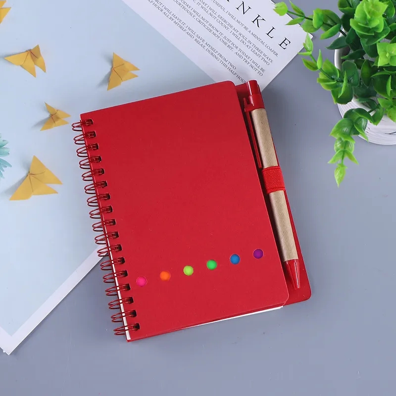 Sticky Notes Spiral Notebook 7
