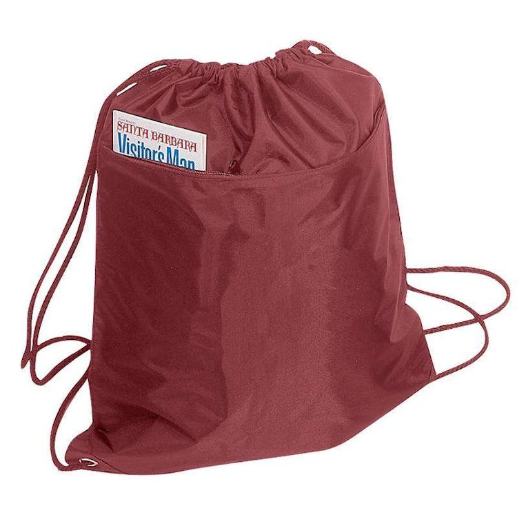 Drawstring Tote Bags - Maroon 1