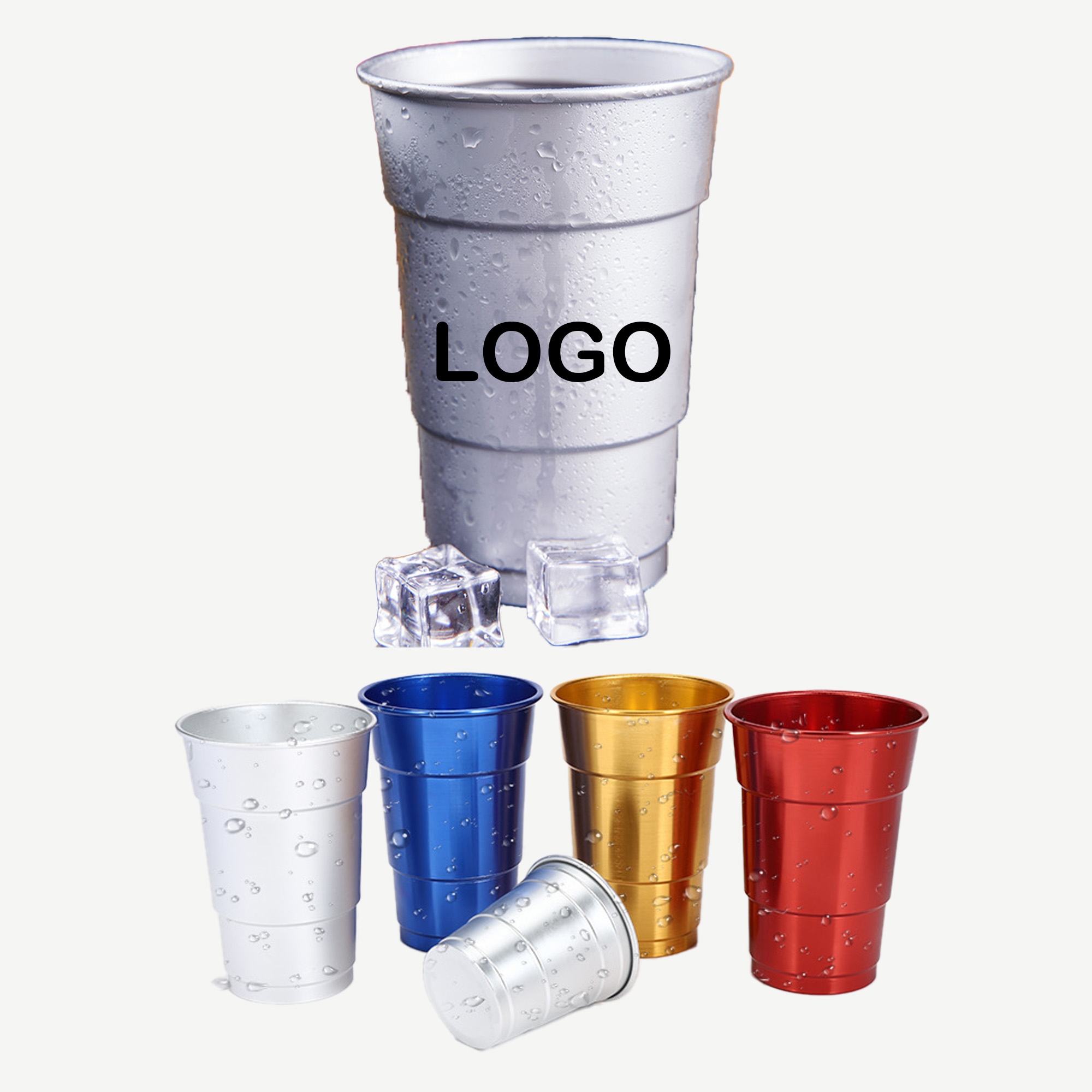 Reusable Aluminum Cup 2