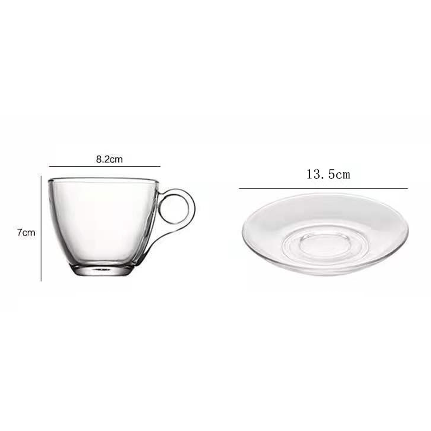 Glass Cup Set 3