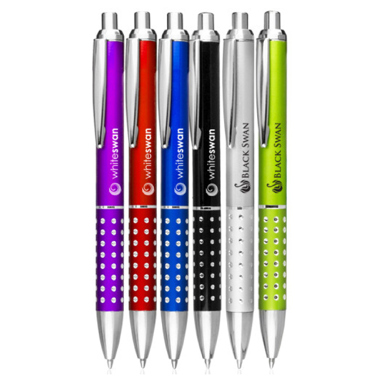 Rhinestone Click Action Pen 5