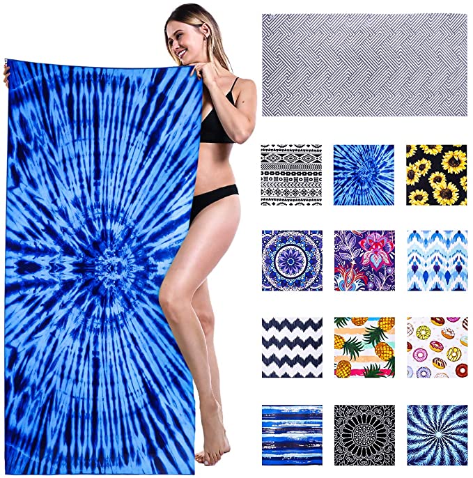Fast Quick Dry Microfiber Beach Towel for Men and Women 5