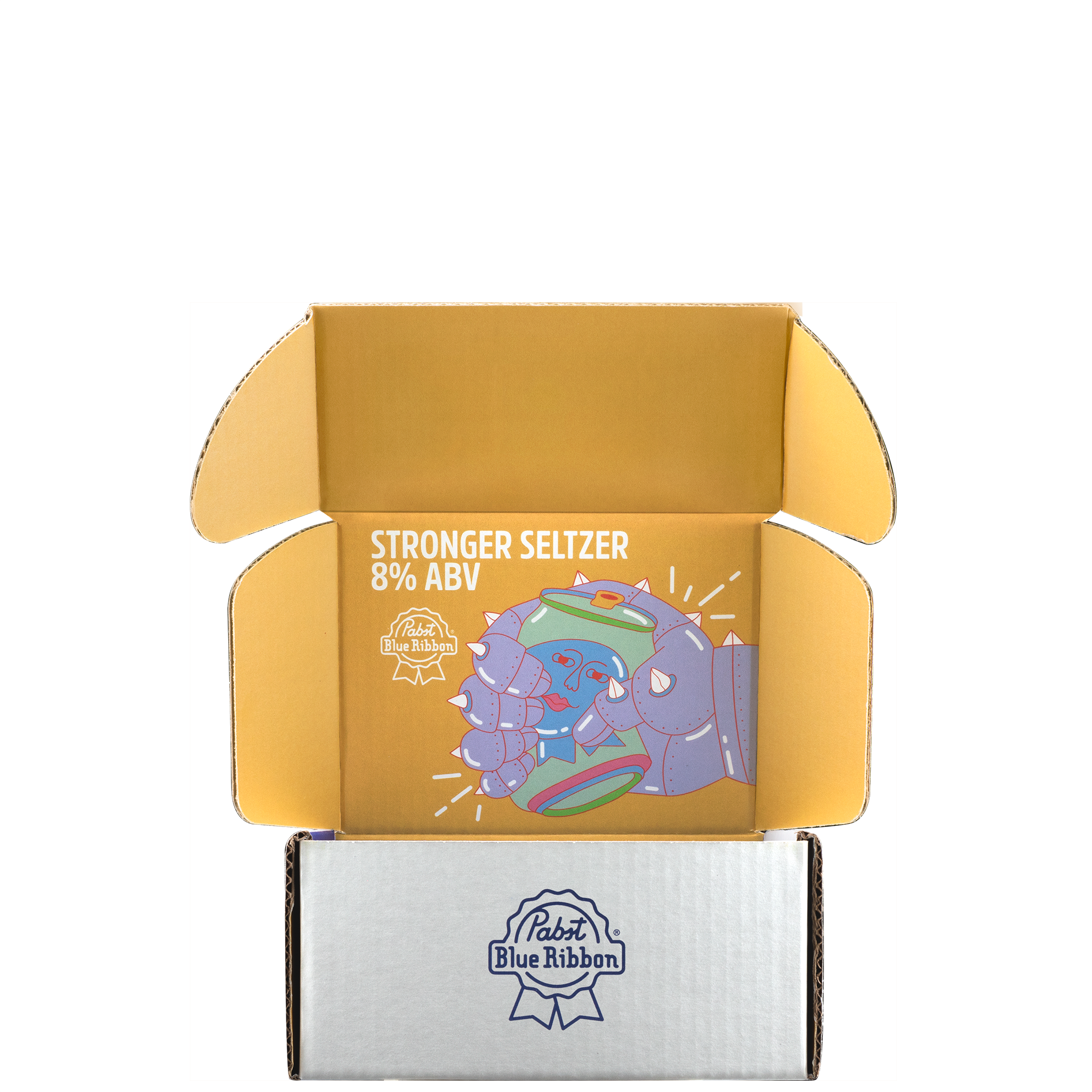 Mailing Box, B-Flute8" x 6" x 4" - White - C - 192 sq in 1