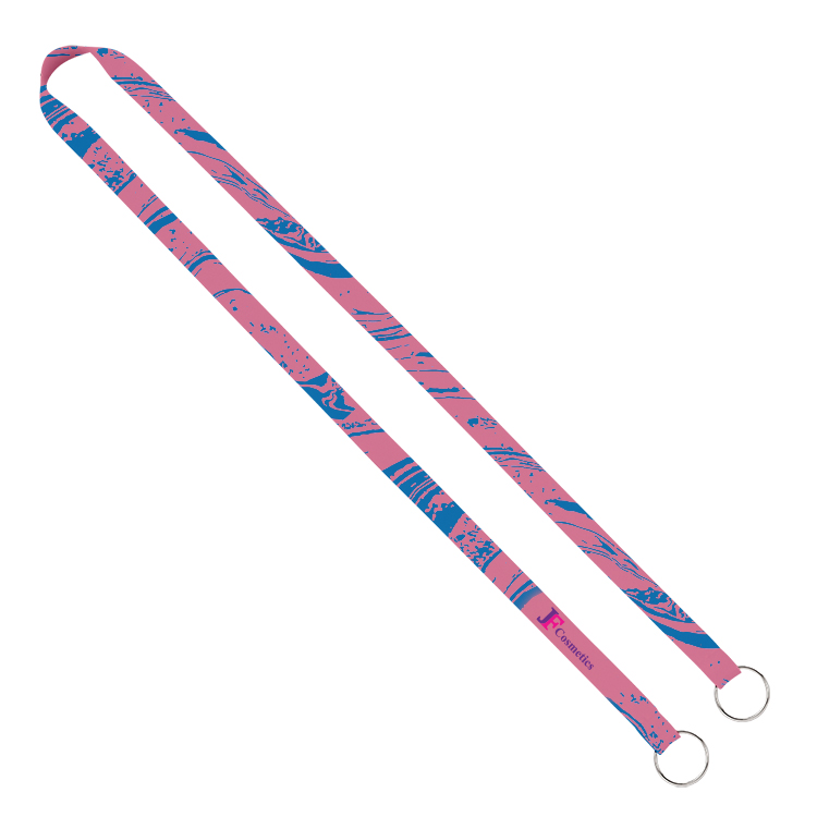 1/2" Sublimated Dual-Sided Lanyard with Double Clips 8