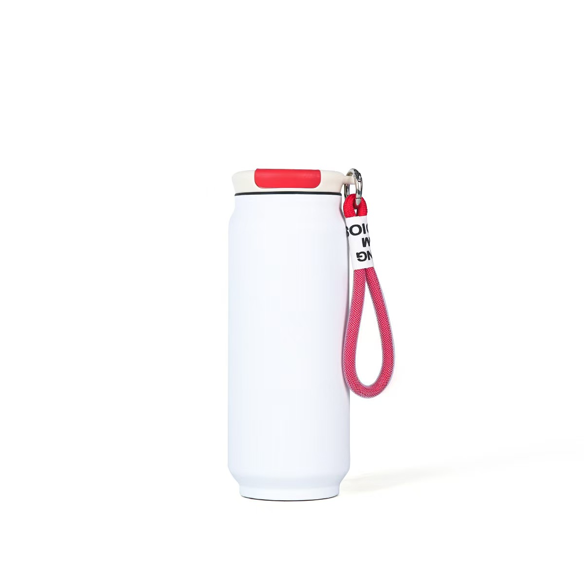 2026 Drink Can Style 17oz Insulated Water Bottle For Sport & Travel & Outdoor With Handle Strap 8