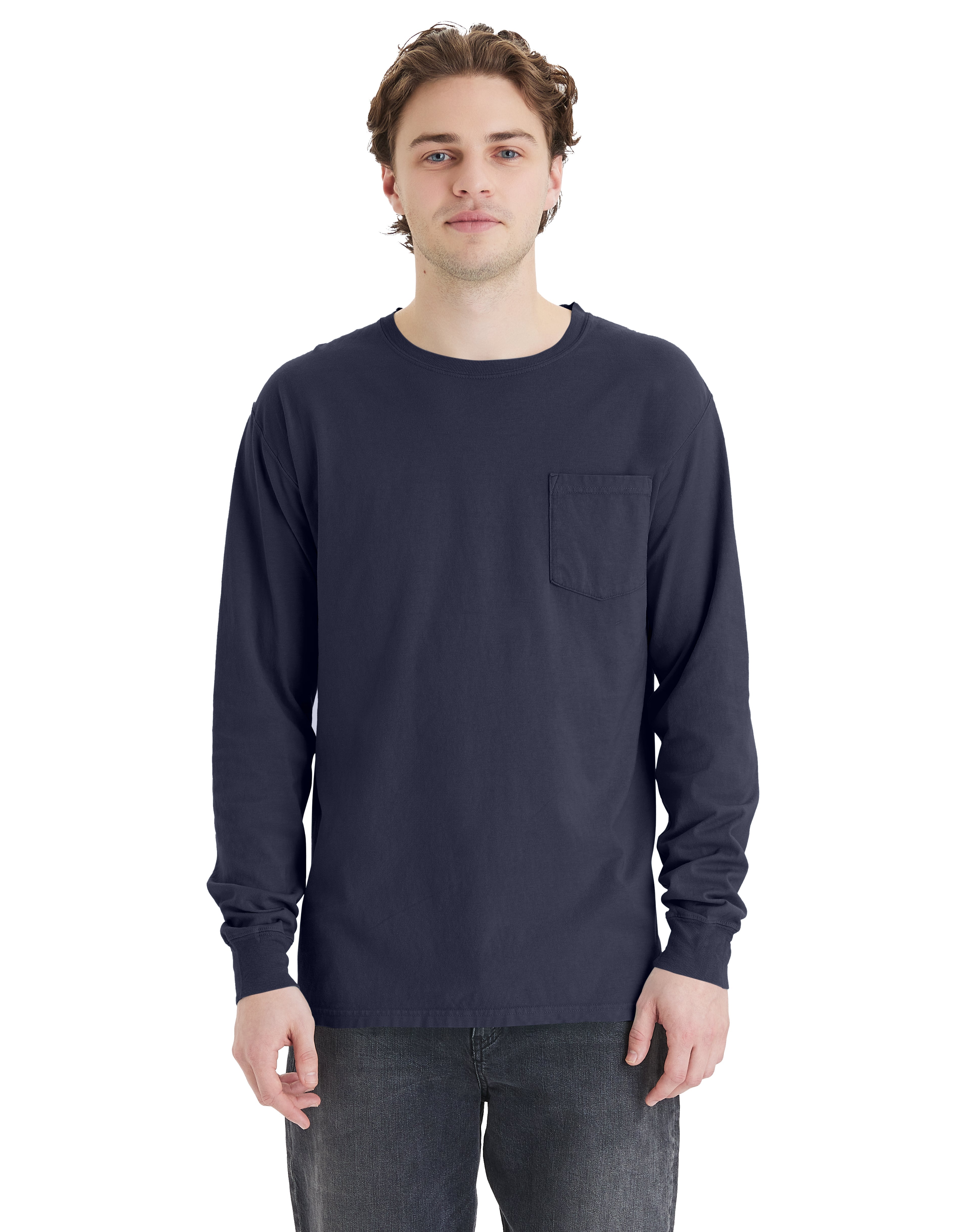 ComfortWash Long Sleeve Pocket T-Shirt 8