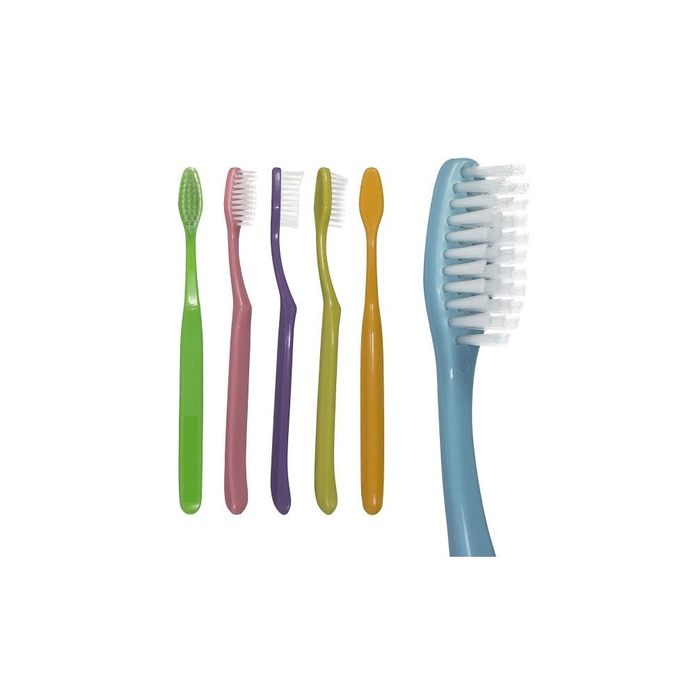 Adult Streamline Toothbrush - 37 Tufts 6 Assorted Colors 2