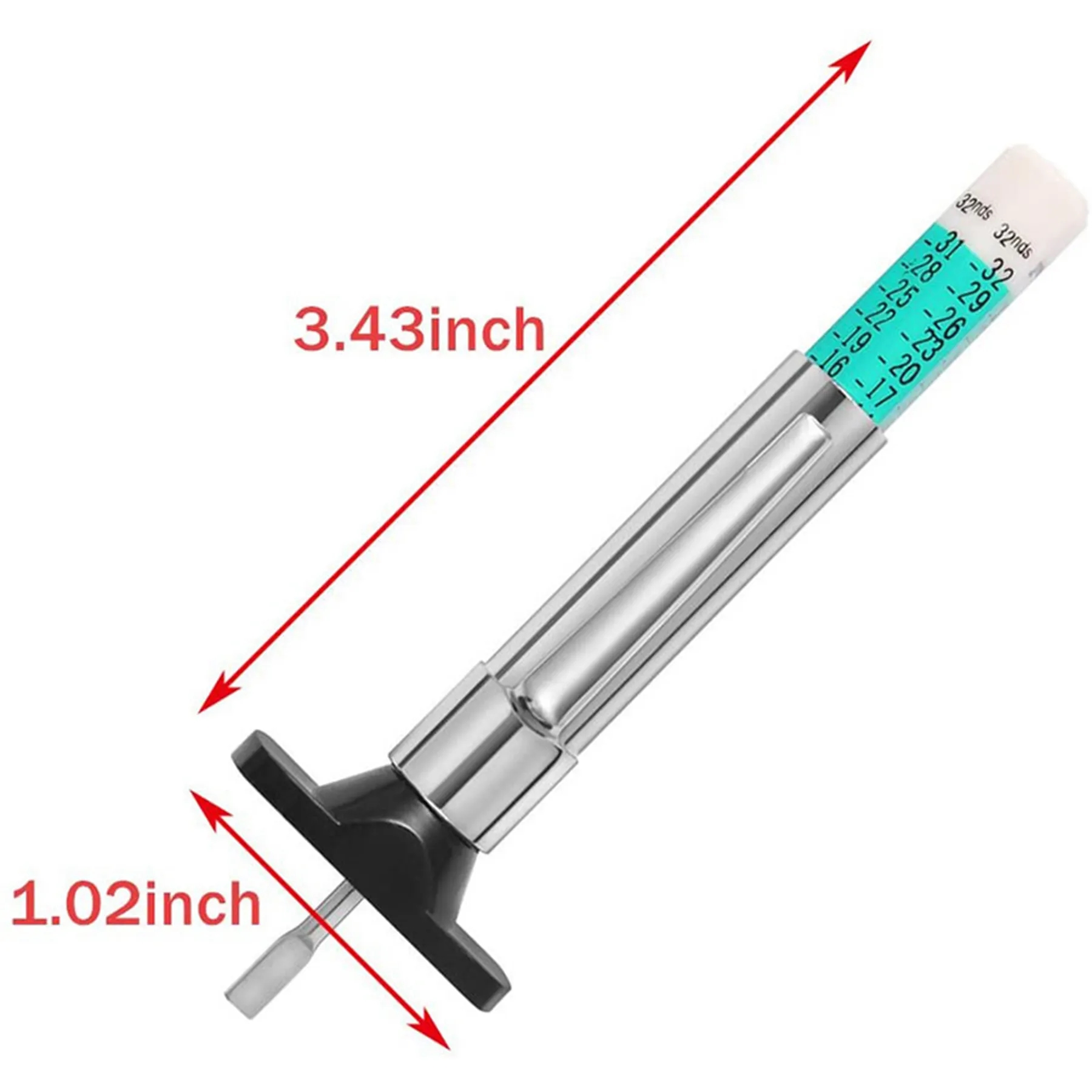Color-Coded Tread Depth Gauge MOQ50 7
