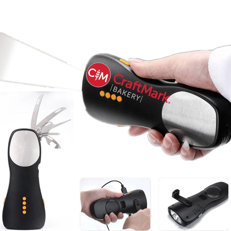 Solar Hand Crank Flashlight Radio 3