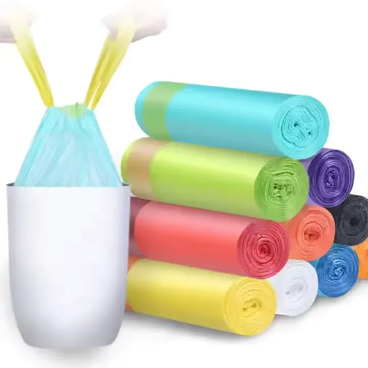 One Carry Twenty Disposable Drawstring Design Garbage Bags 4