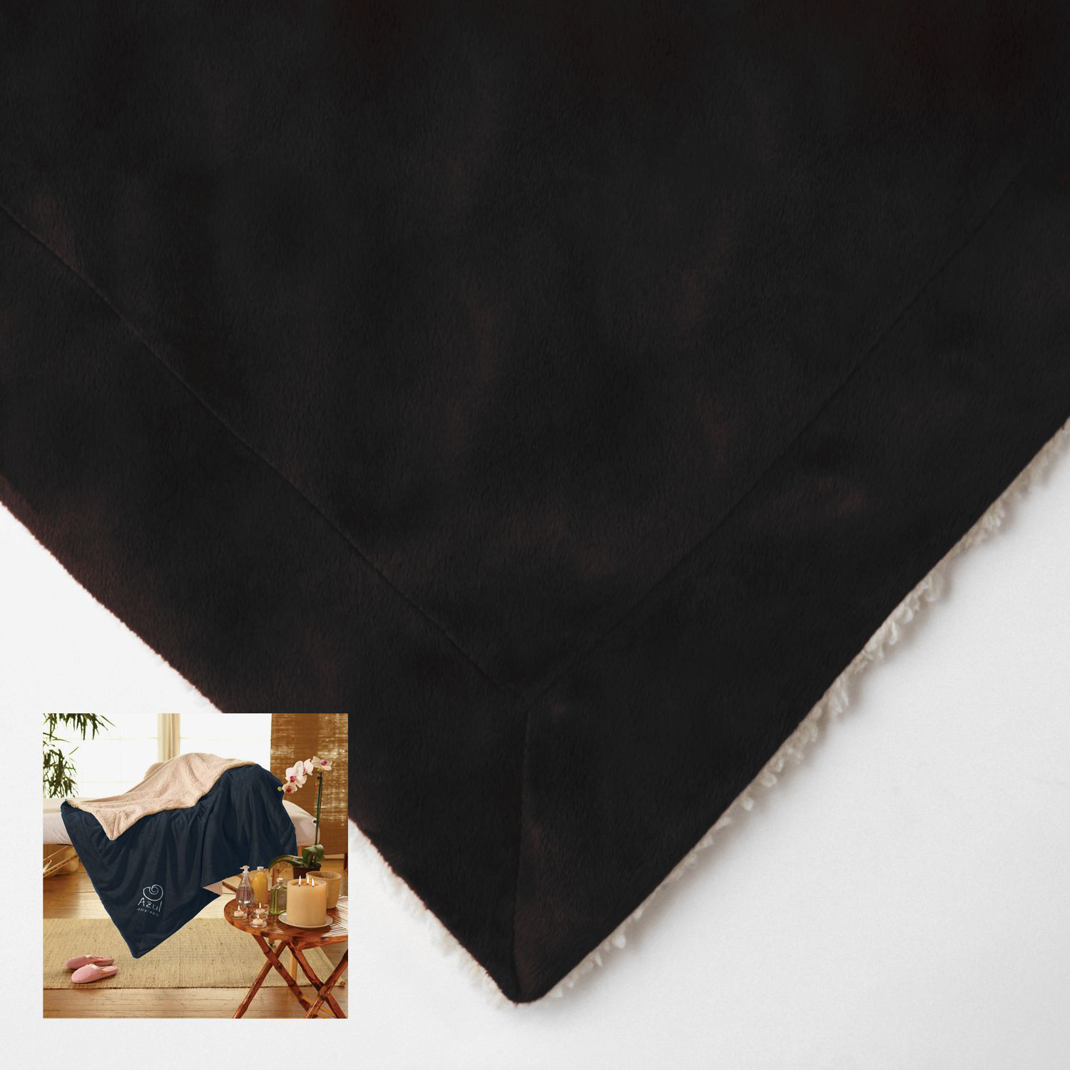 Micro Mink Sherpa Blanket 14