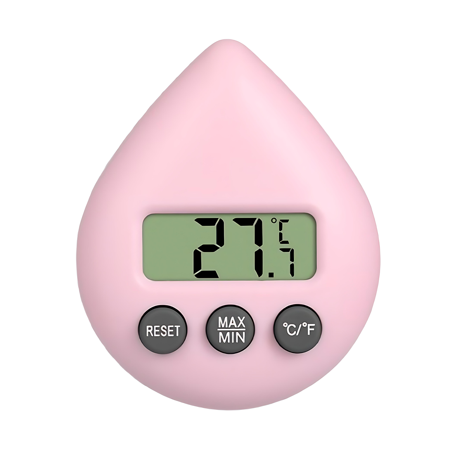 Teardrop-shaped Indoor Electronic Thermometer 6