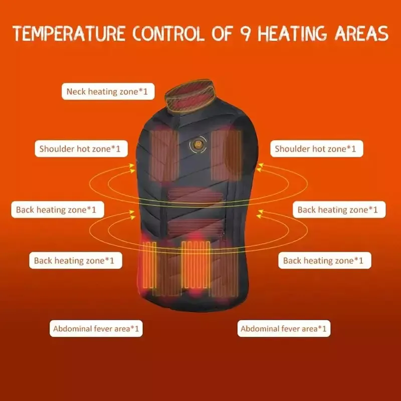 Electric heating vest 3