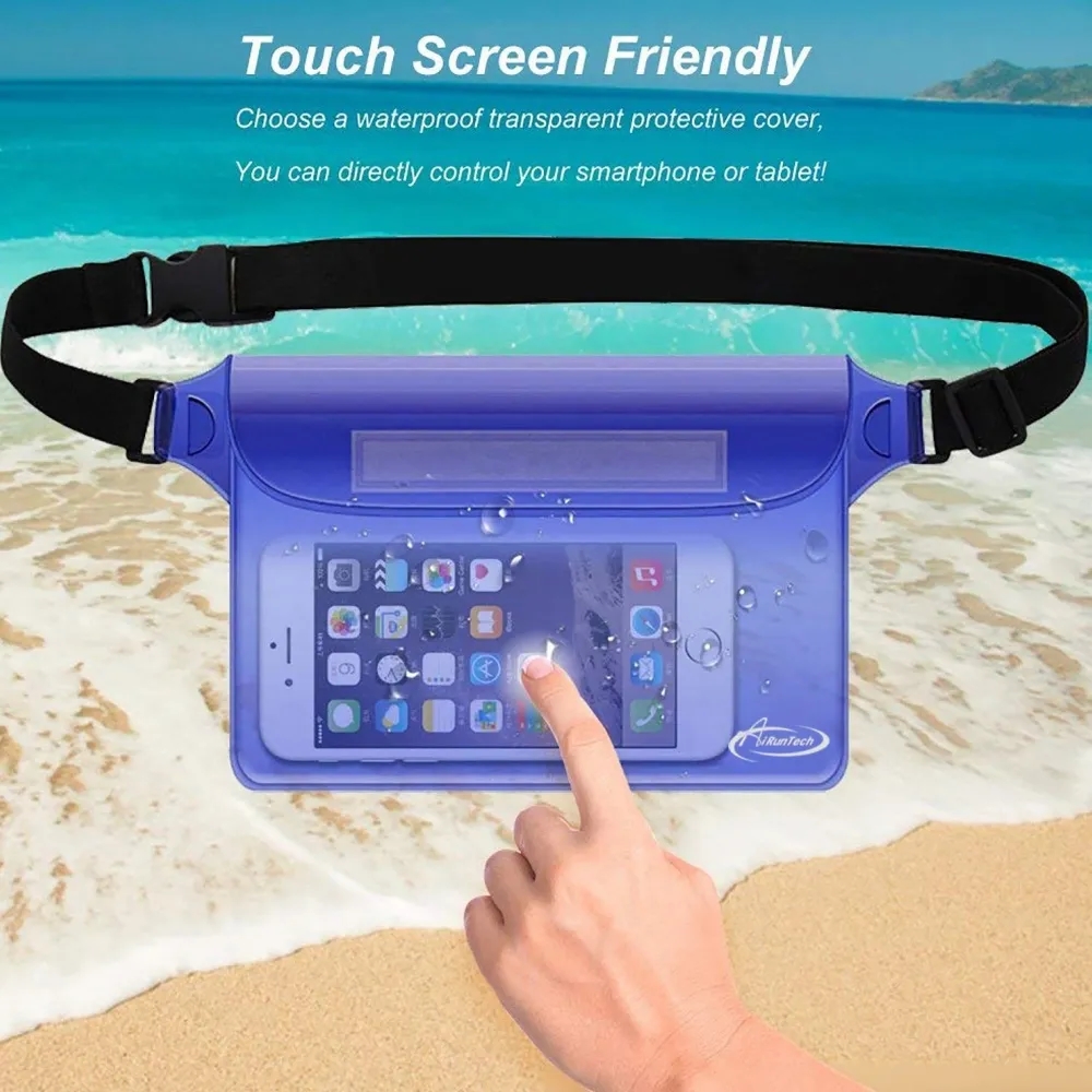 IPX8 Waterproof Phone Pouch with Waist Strap 9