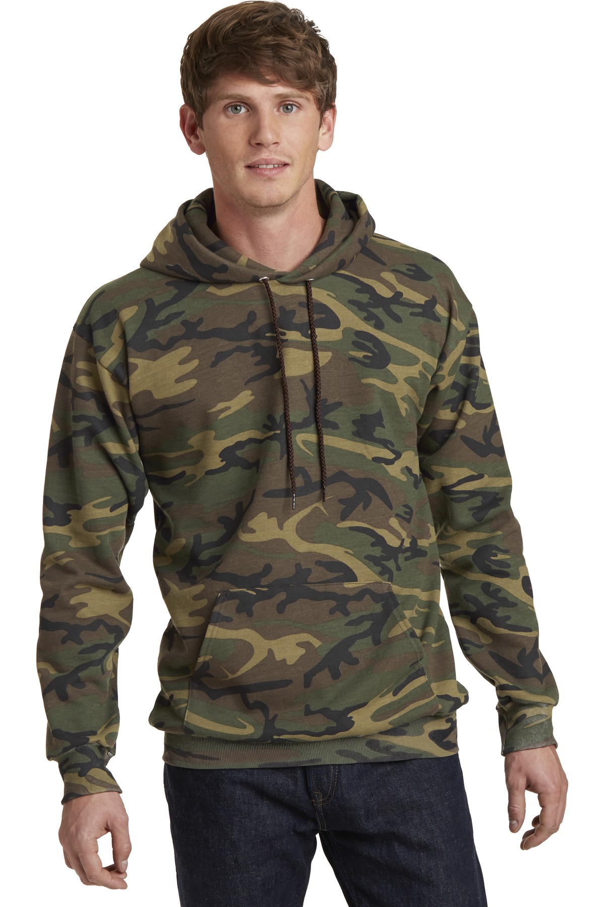 Port & Co Core Fleece Camo Pullover Hooded Sweatshirt. PC78HC 27