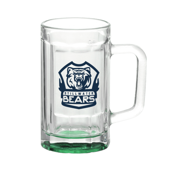 Chug 15 oz. Sports Fan Glass Beer Mug 29