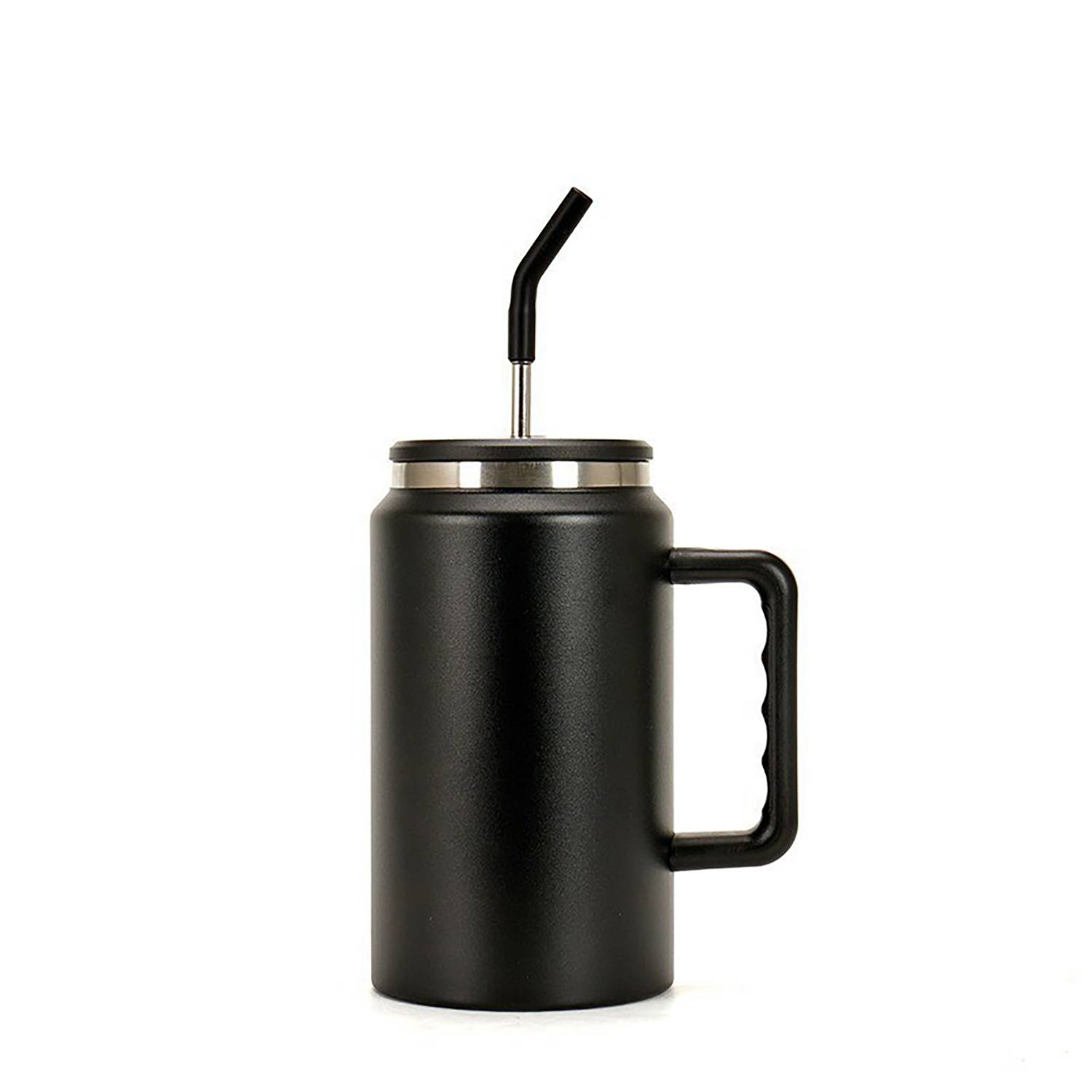 50 Oz Stainless Steel Mug w/ Straw, custom tumbler with logo imprint 9