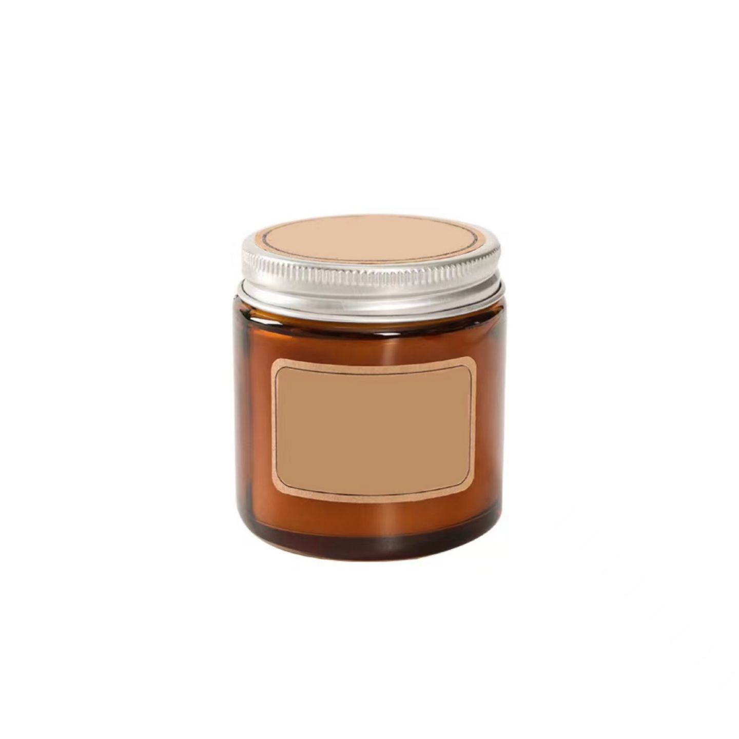 Vintage Plain Amber Soybean Wax Candle 4