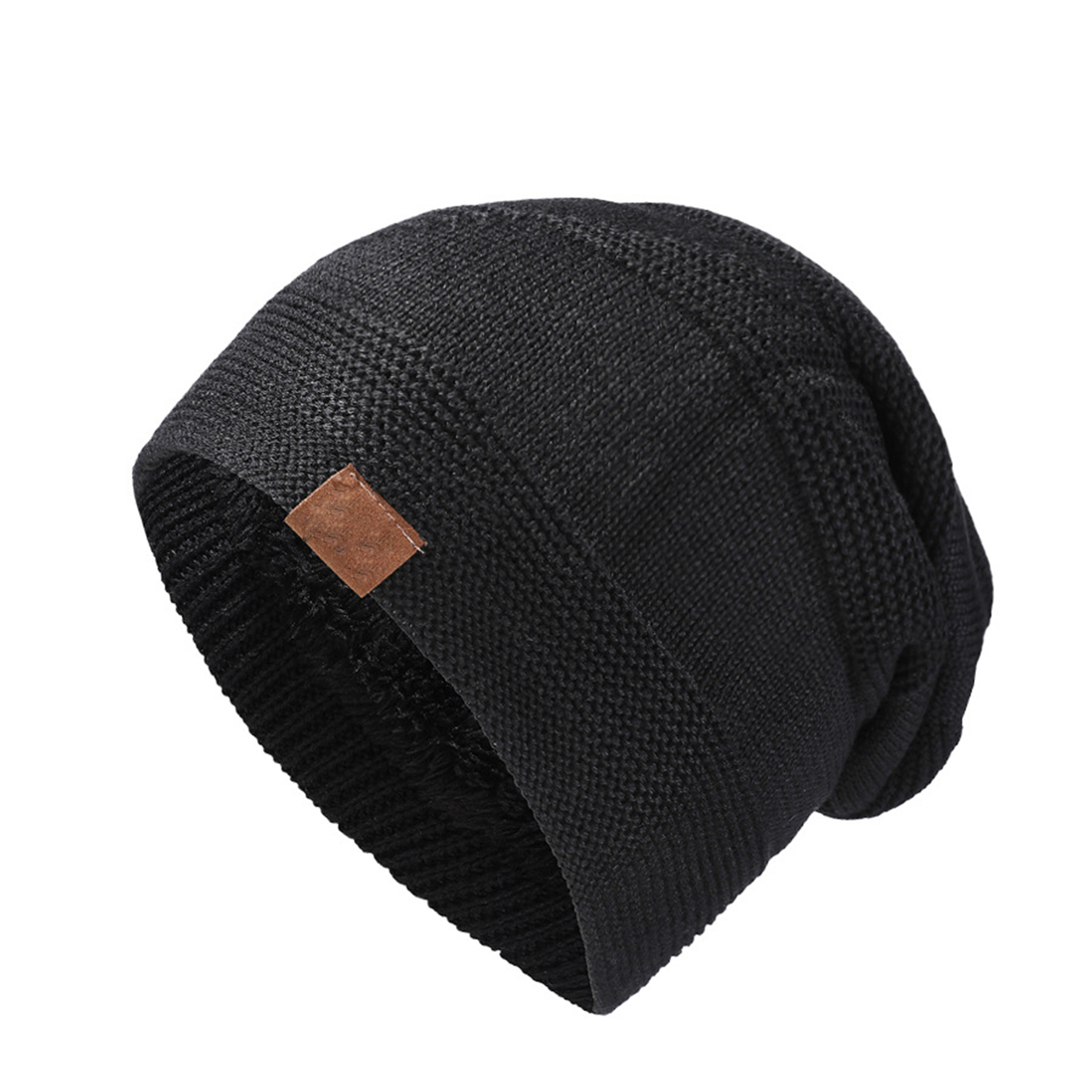 Solid Color Beanie Winter Warm Knitted Hat 7
