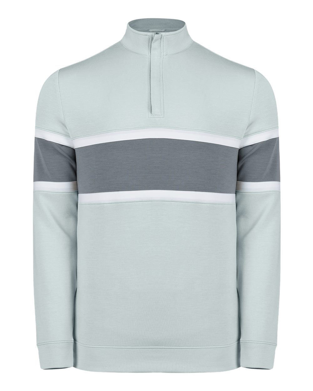 Men's Owen Quarter-Zip Colorblock Pullover - SWOQ500, custom hoodie or sweatshirt with logo imprint 16