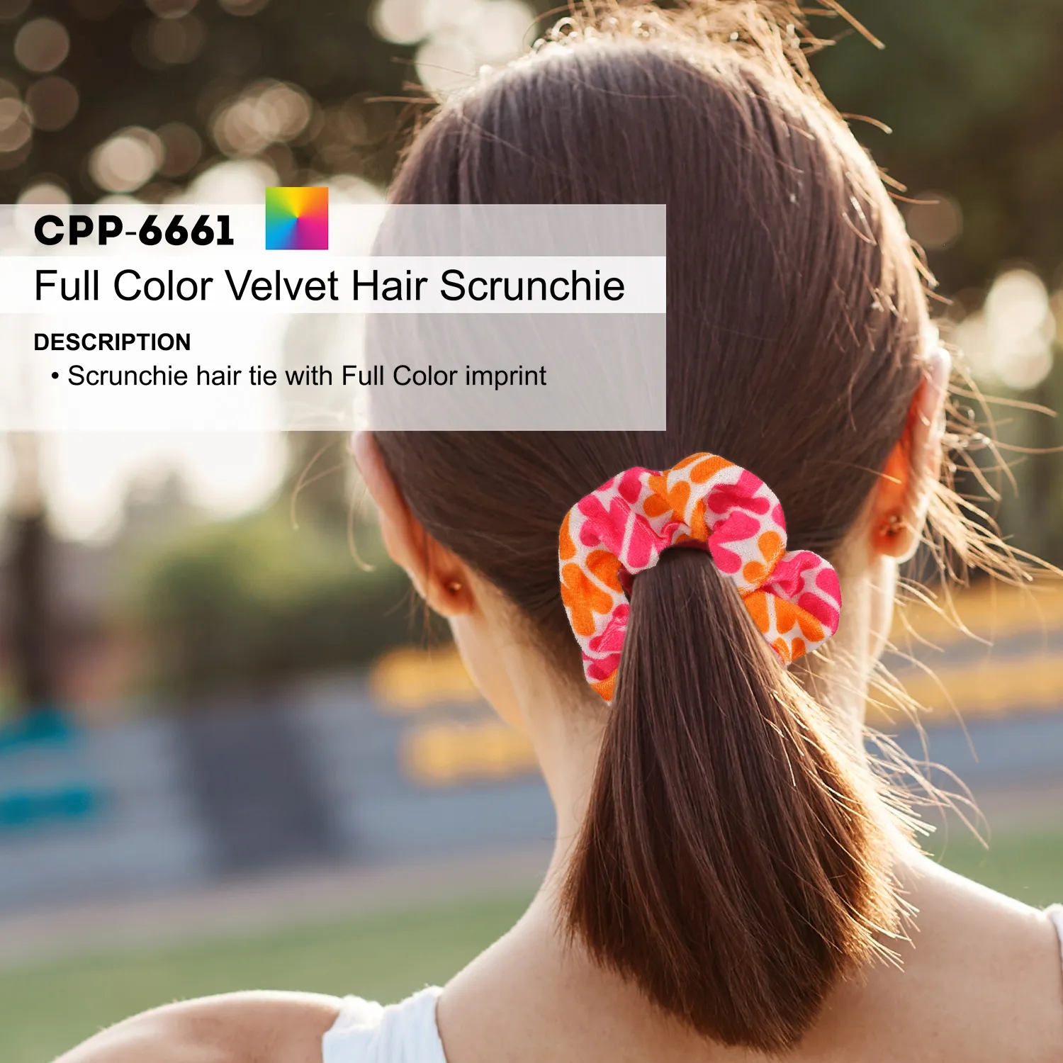 FULL COLOR VELVETY HAIR SCRUNCHIE 8