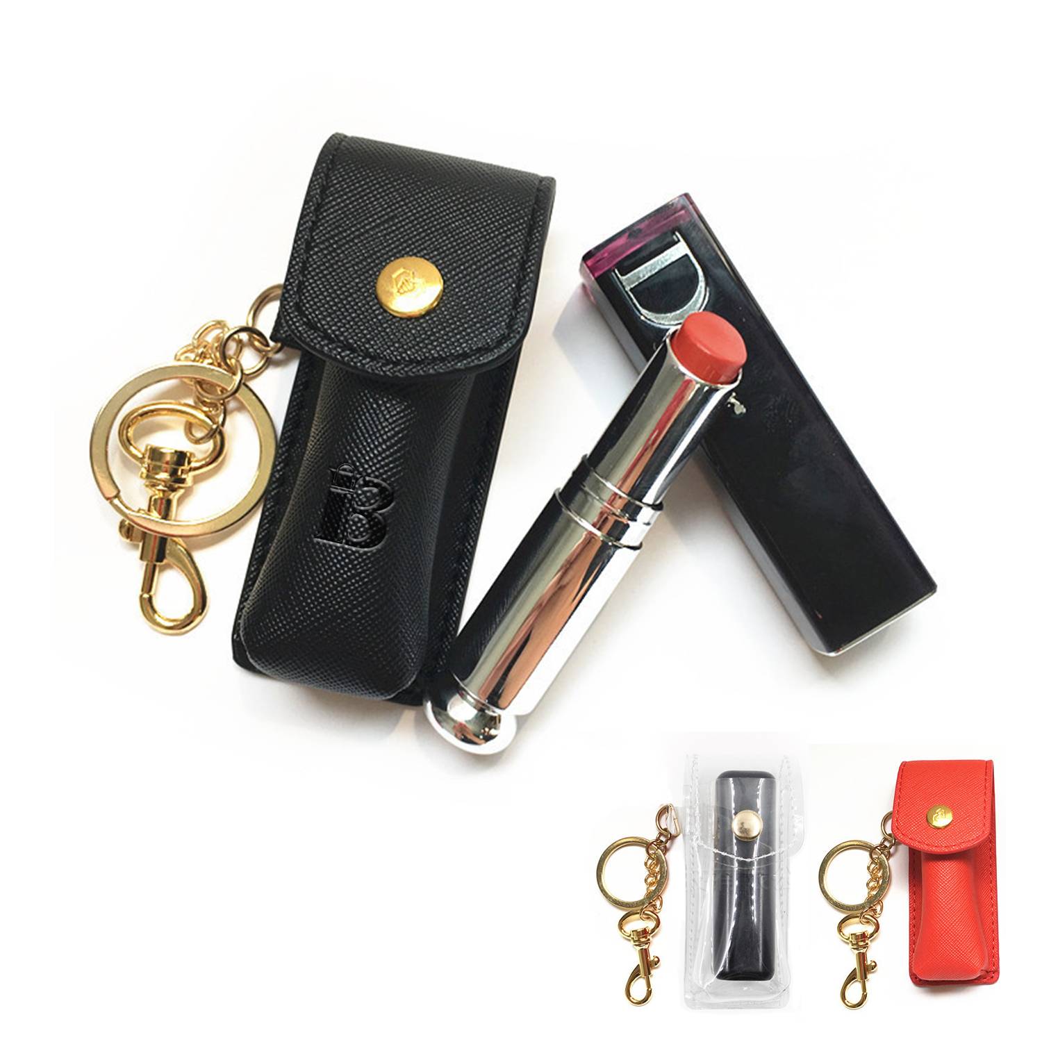 Lipstick Holder with Key Chain Storage Bag 7
