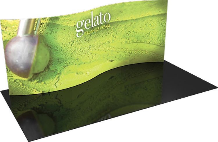 Formulate Master 20ft WSC1 Serpentine Curve Fabric Backwall