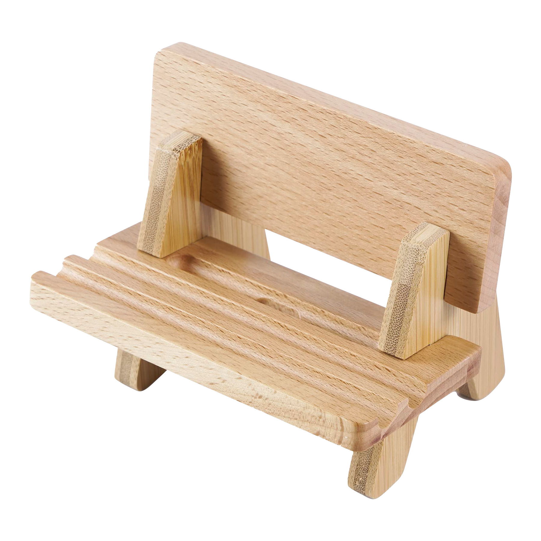 Creative Laser Printed Bench-Style Phone Stand With MOQ: 100Pcs 2