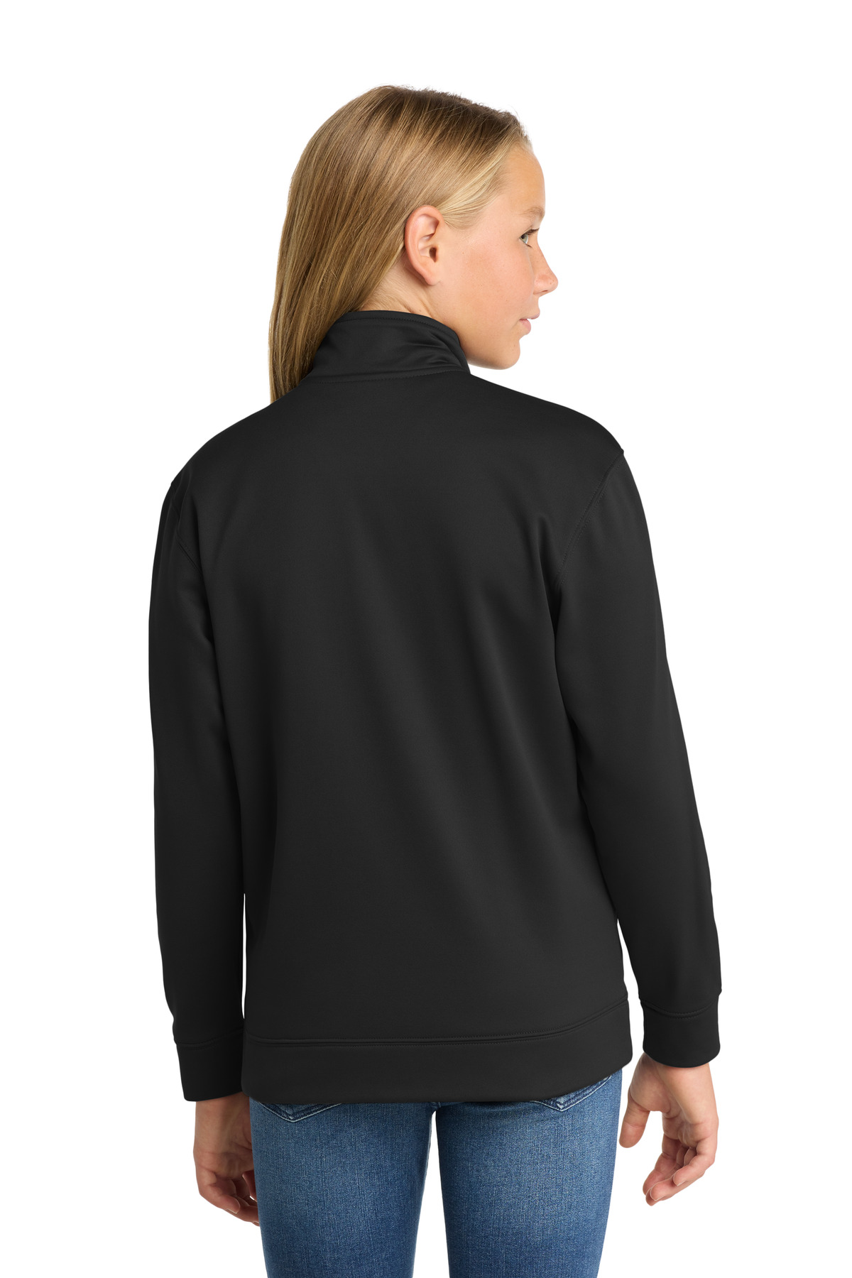 Sport-Tek Youth Sport-Wick Fleece Full-Zip Jacket. YST241 19