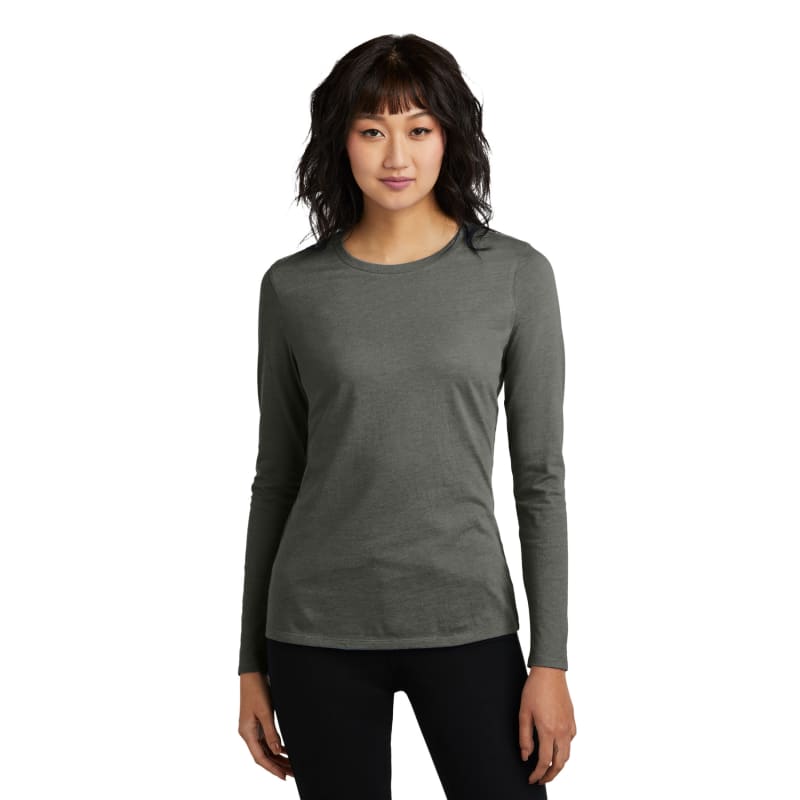 District Women's Perfect Blend CVC Long Sleeve Tee 25