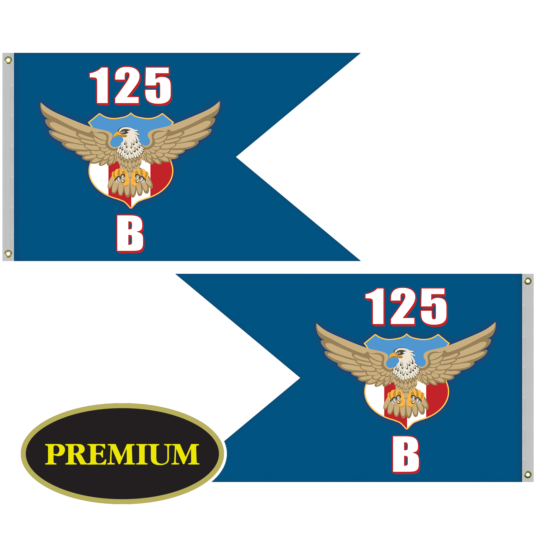 Double Sided Knitted Polyester Guidon Boat Flag (36"x60") 10