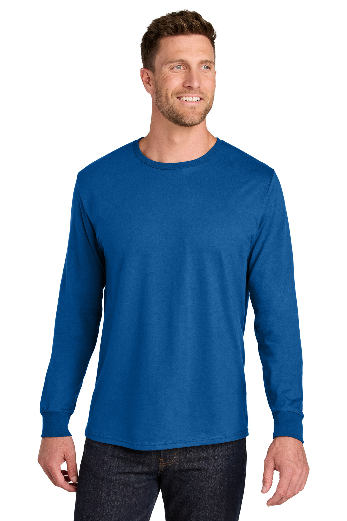 Jerzees Ultimate Unisex Ring Spun Long Sleeve T-Shirt IC46L 32