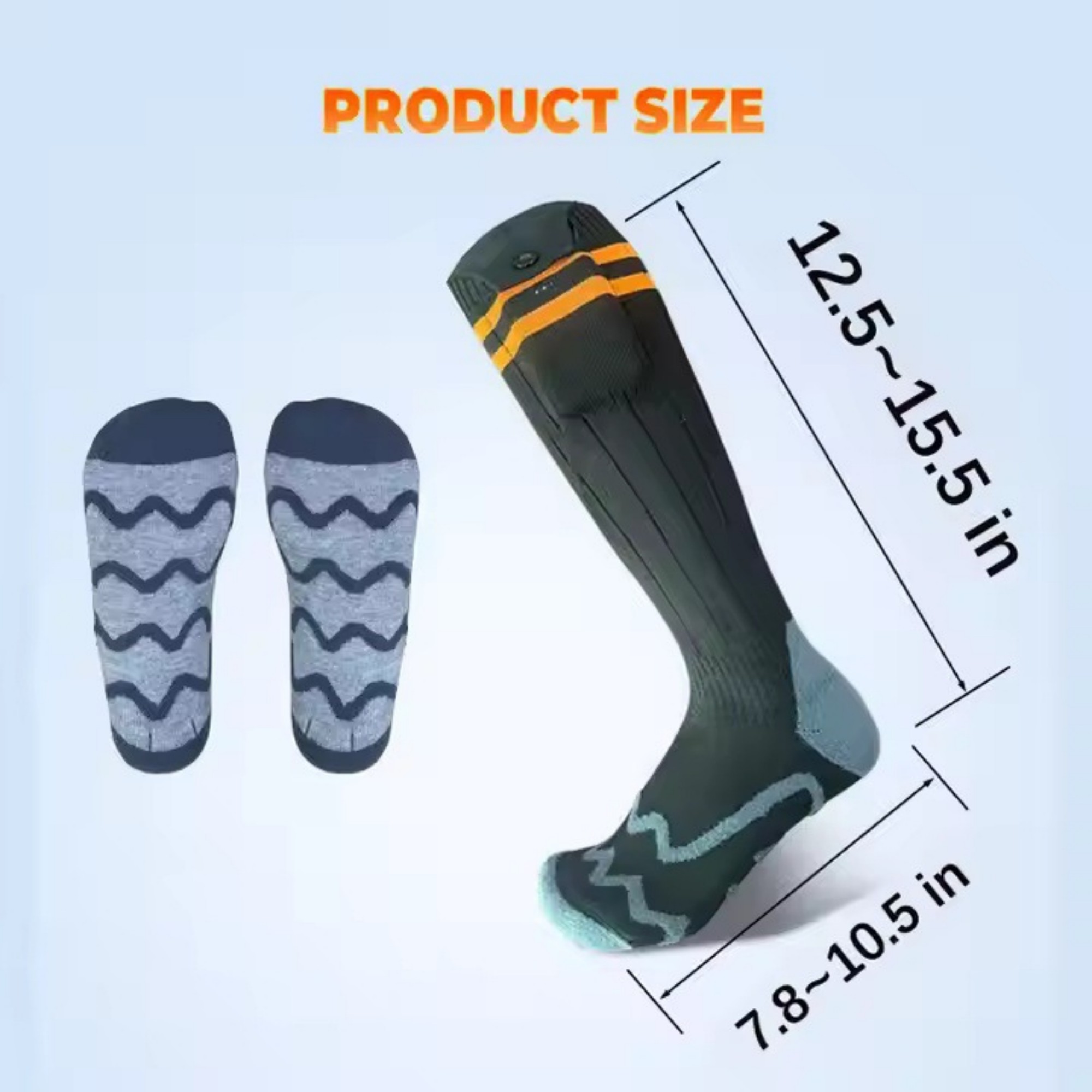 Rechargeable Battery Heating Socks 4