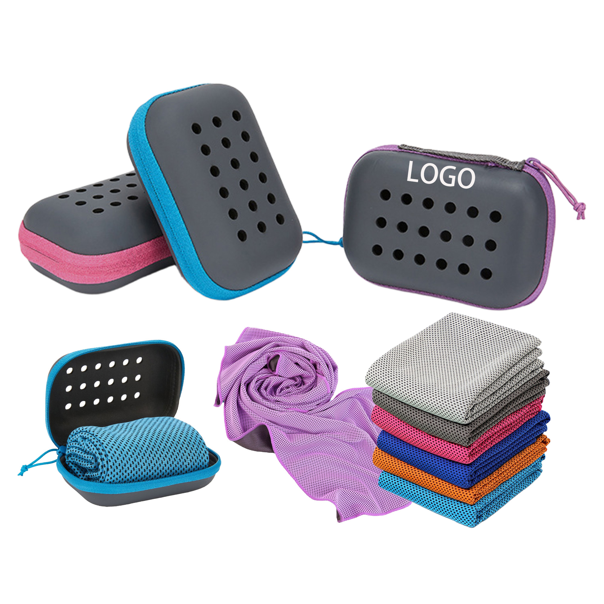 Microfiber Ice Cooling Towel For Sports Gym Yoga Outdoor 2