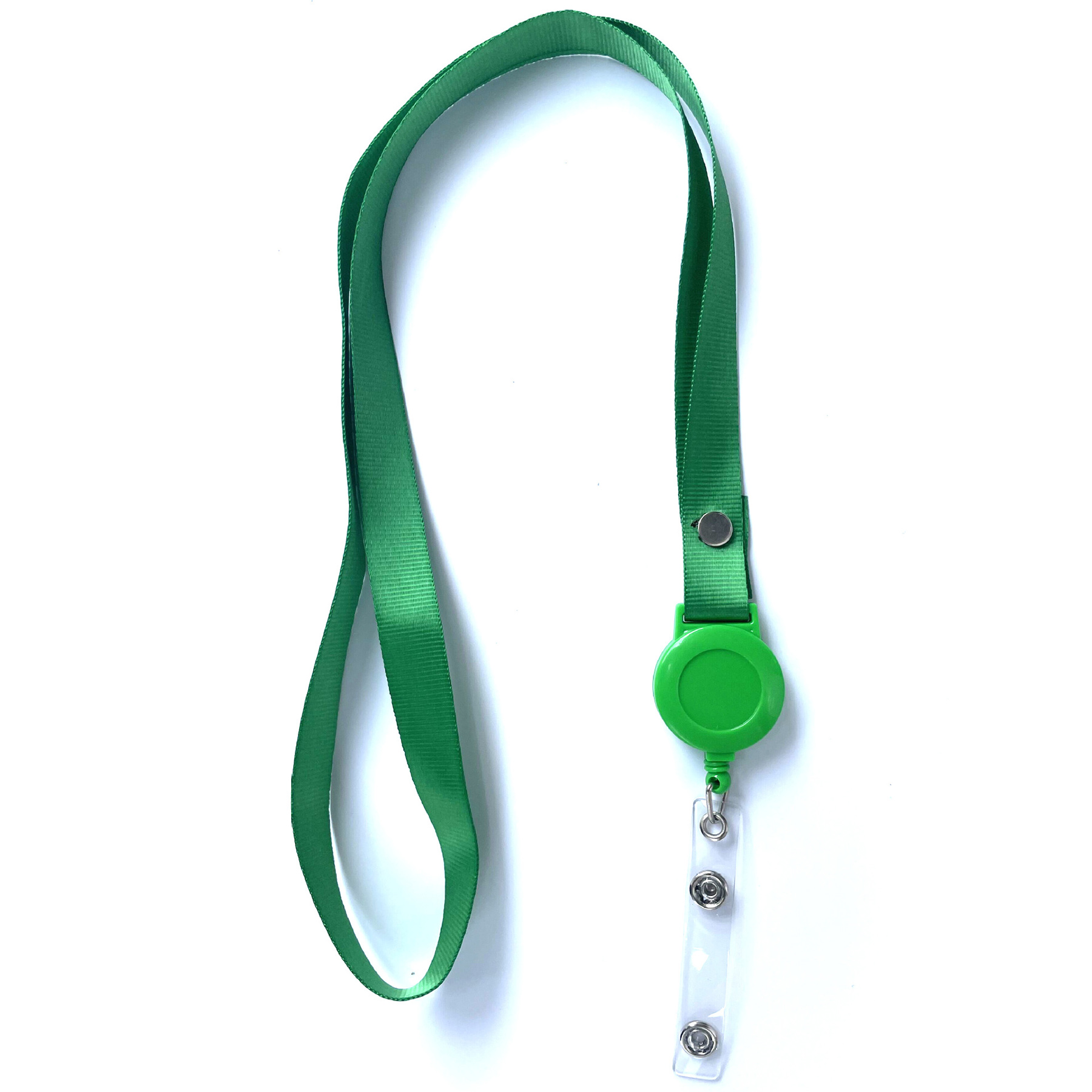 Color Lanyard with Clamshell and Bulldog Clip 2