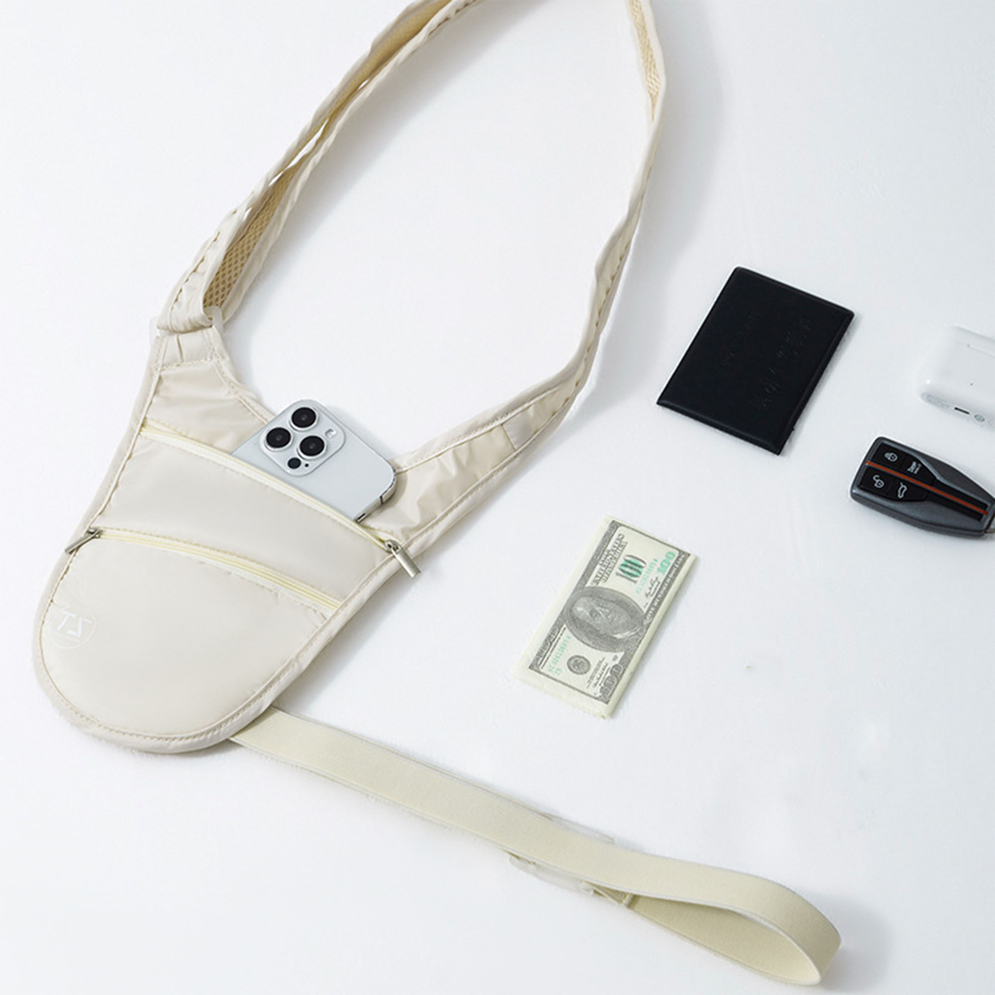 Invisible Close Fitting Waist Bag 7