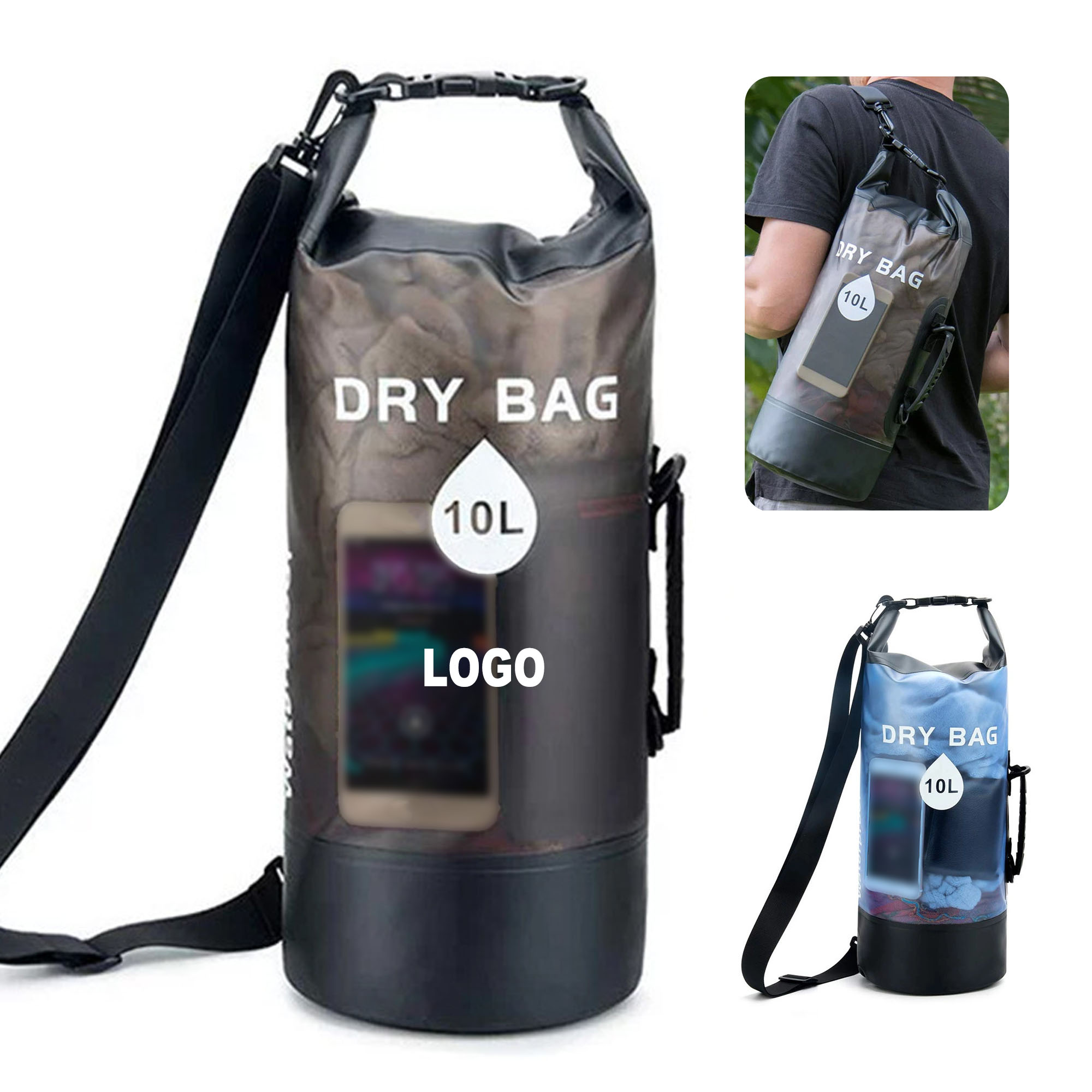 Custom Outdoor Dry Bag For Beach Hiking Travel 4