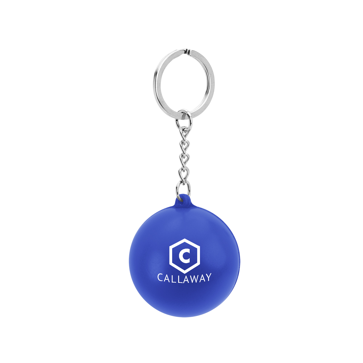 Round PU Stress Reliever Keychain 1