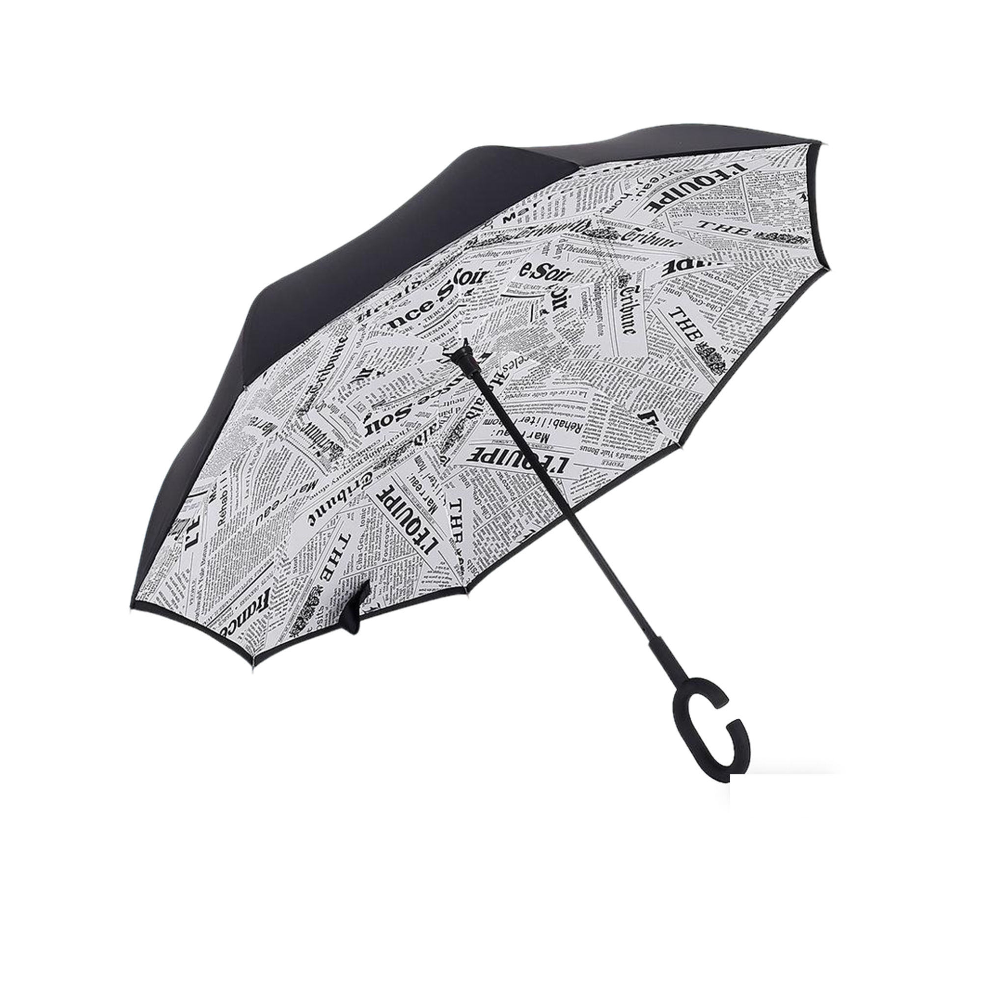 Double Layer Reverse Folding Weather Umbrella 7