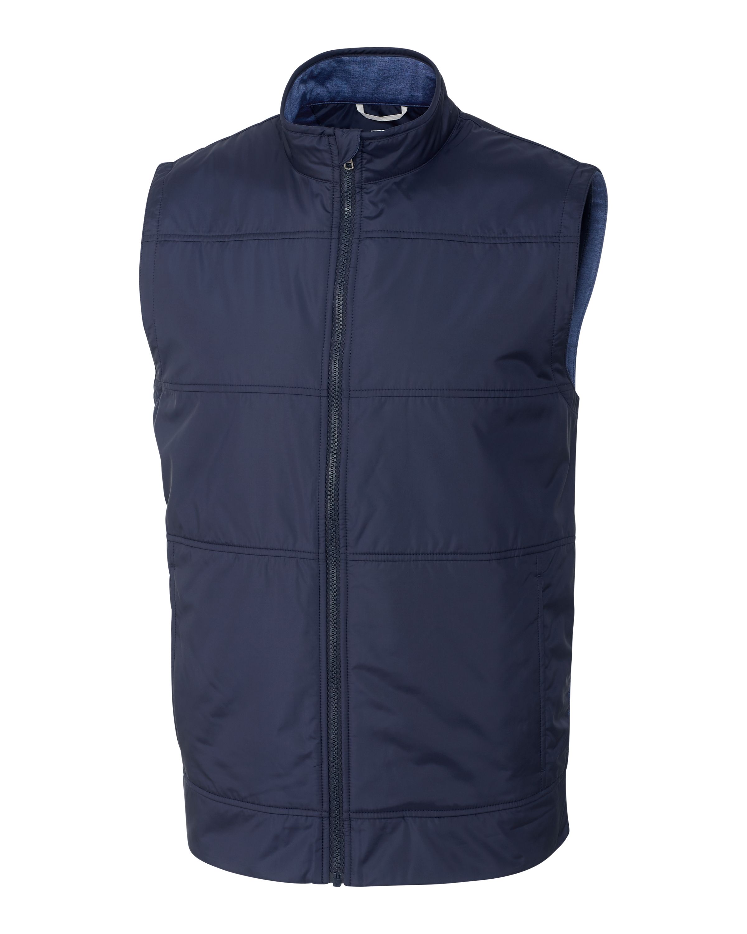 Cutter & Buck Stealth Recycled Hybrid Quilted Mens Windbreaker Vest 2