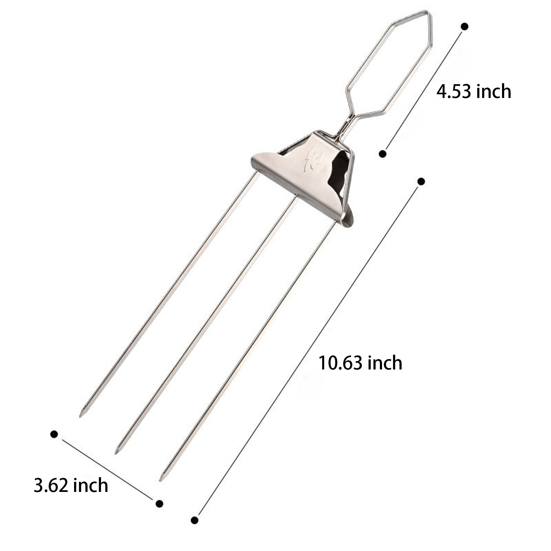 Three Forked Barbecue Fork 6