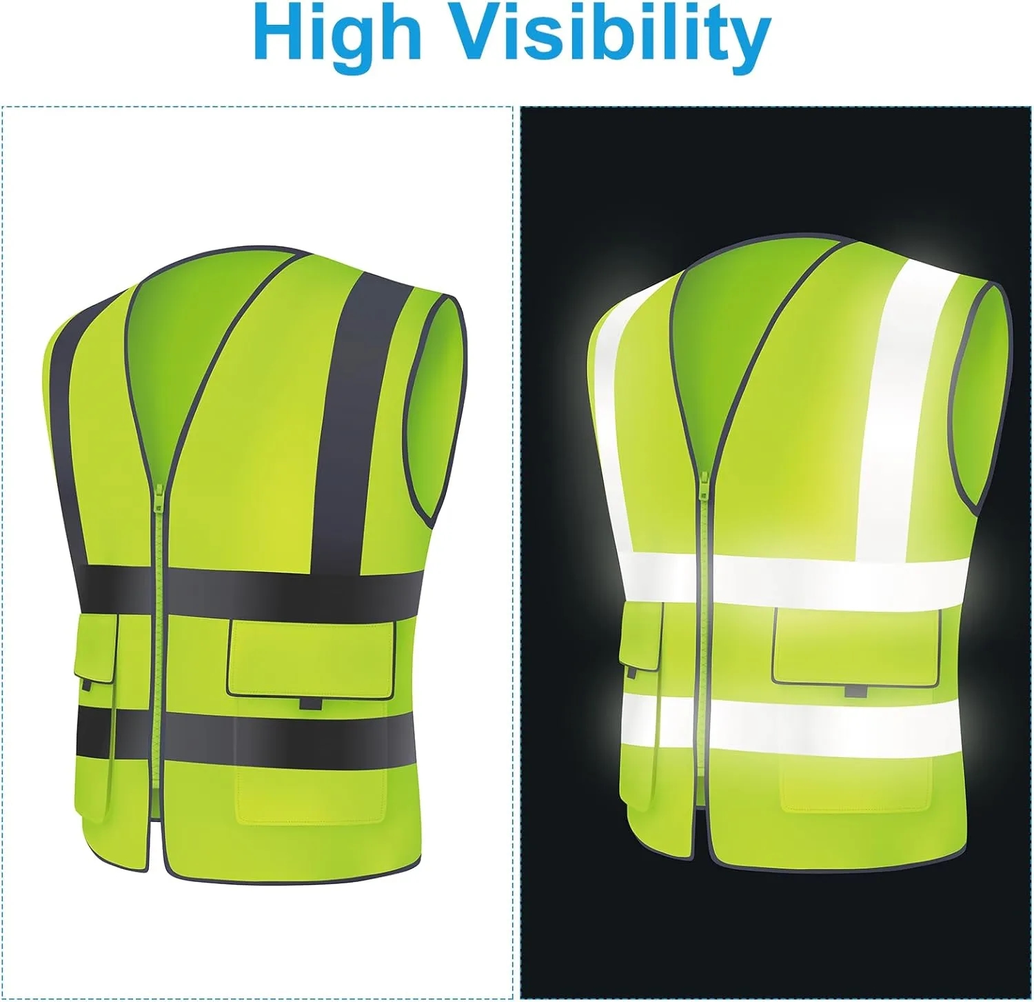 High Visibility Reflective Safety Vest 2