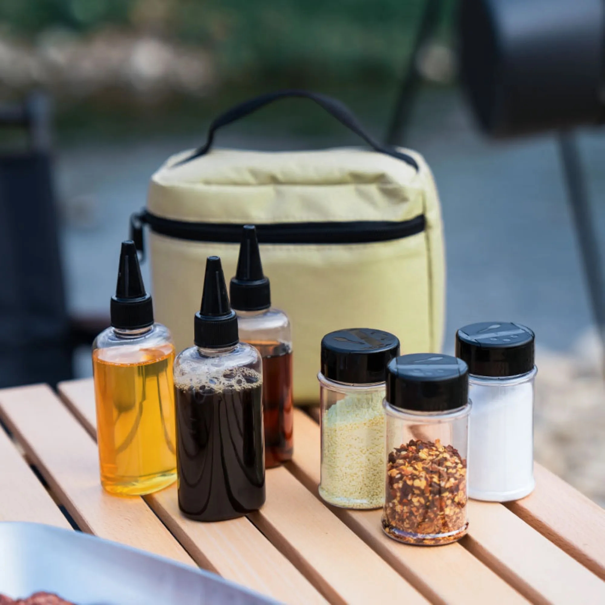Outdoor Camping Spice Container Set 3