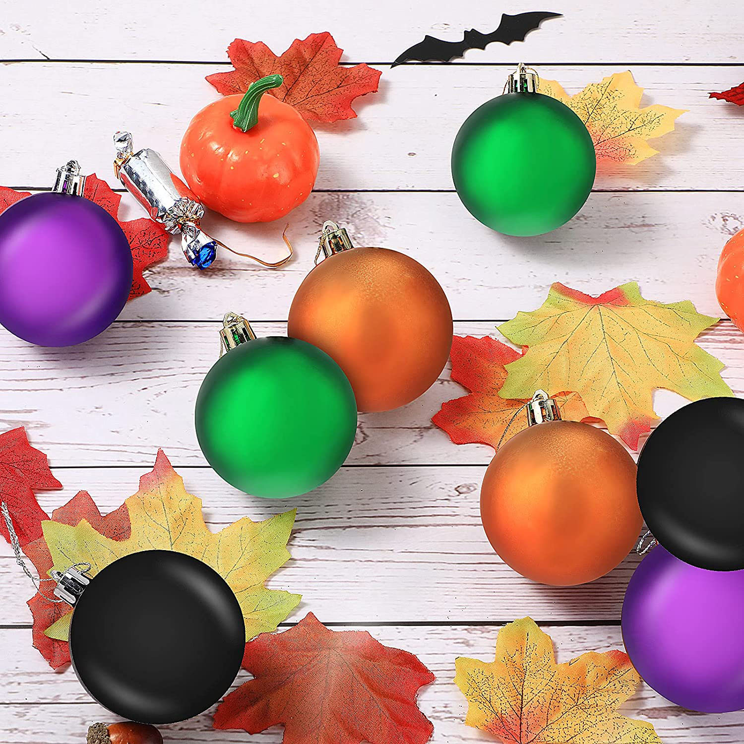 Holiday Bulbs Festive Wedding Hanging Ornaments Christmas Tree Decoration--8 cm 3