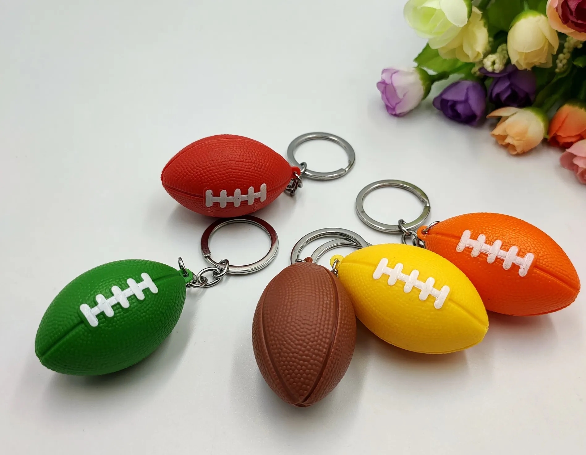Mini Rugby Keychain Pendant 7